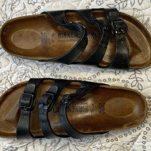 Women's Black Birkenstocks Size 38